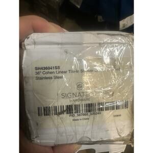 Signature Hardware 36" Carmen Linear Shower Drain - Brushed Stainless Steel